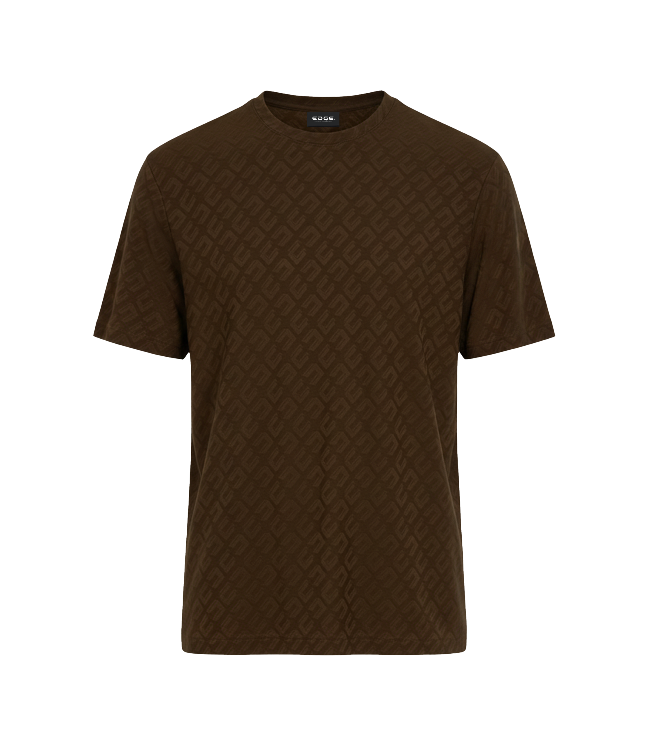 EDGE Crew Neck Men’s Textured Fabric Oversize T-Shirt - 53285