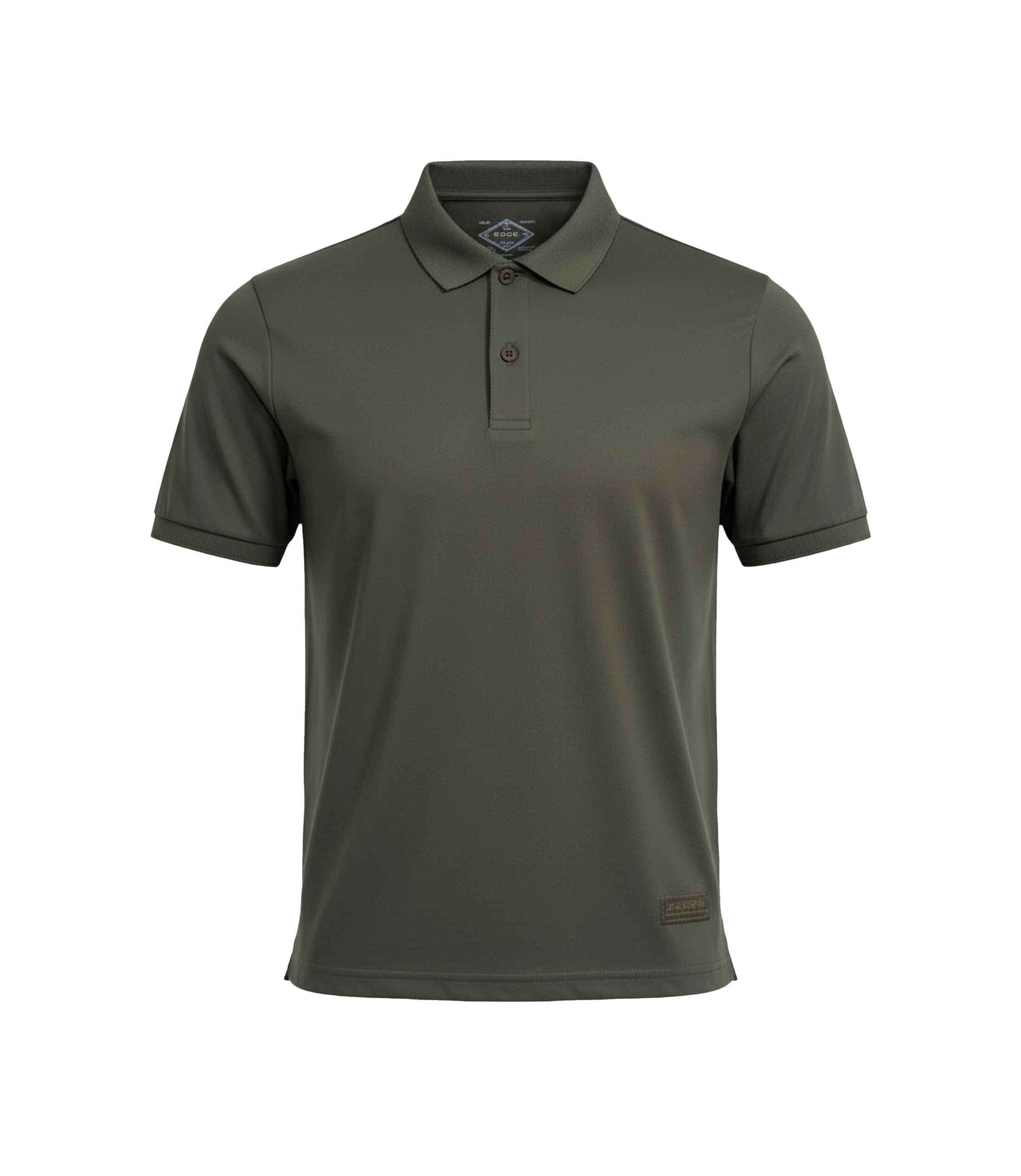 EDGE Men's Solid Color Soft Skin Polo Shirt - 53633