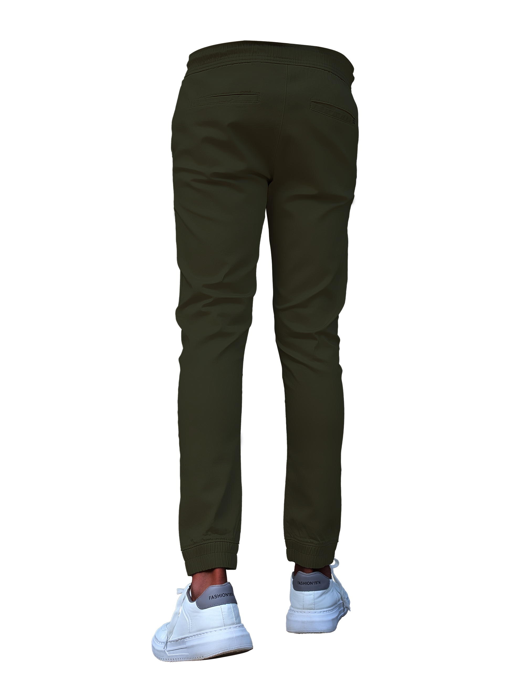 EDGE 4 Ways Stretch Army Green Men’s Jogger Pants - LH 003