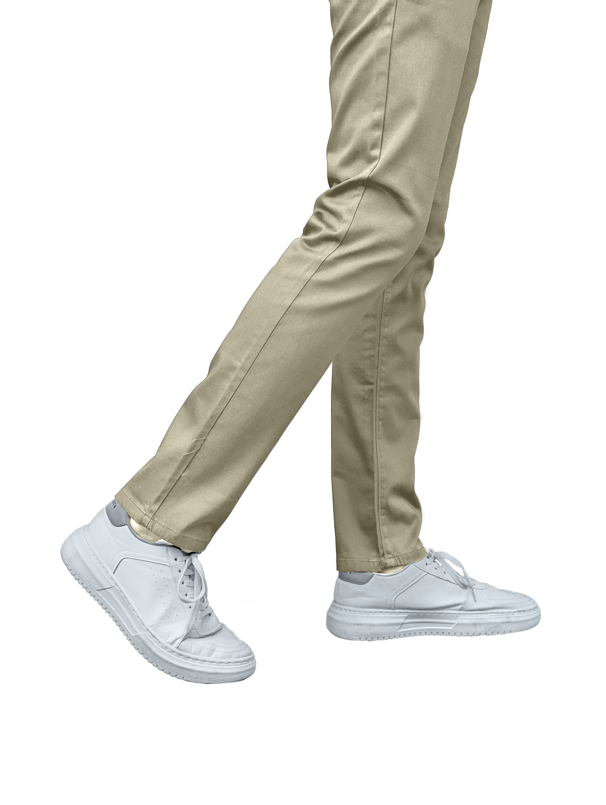 EDGE SLIMFIT 4 Way Stretch Beige Pants - LH-006