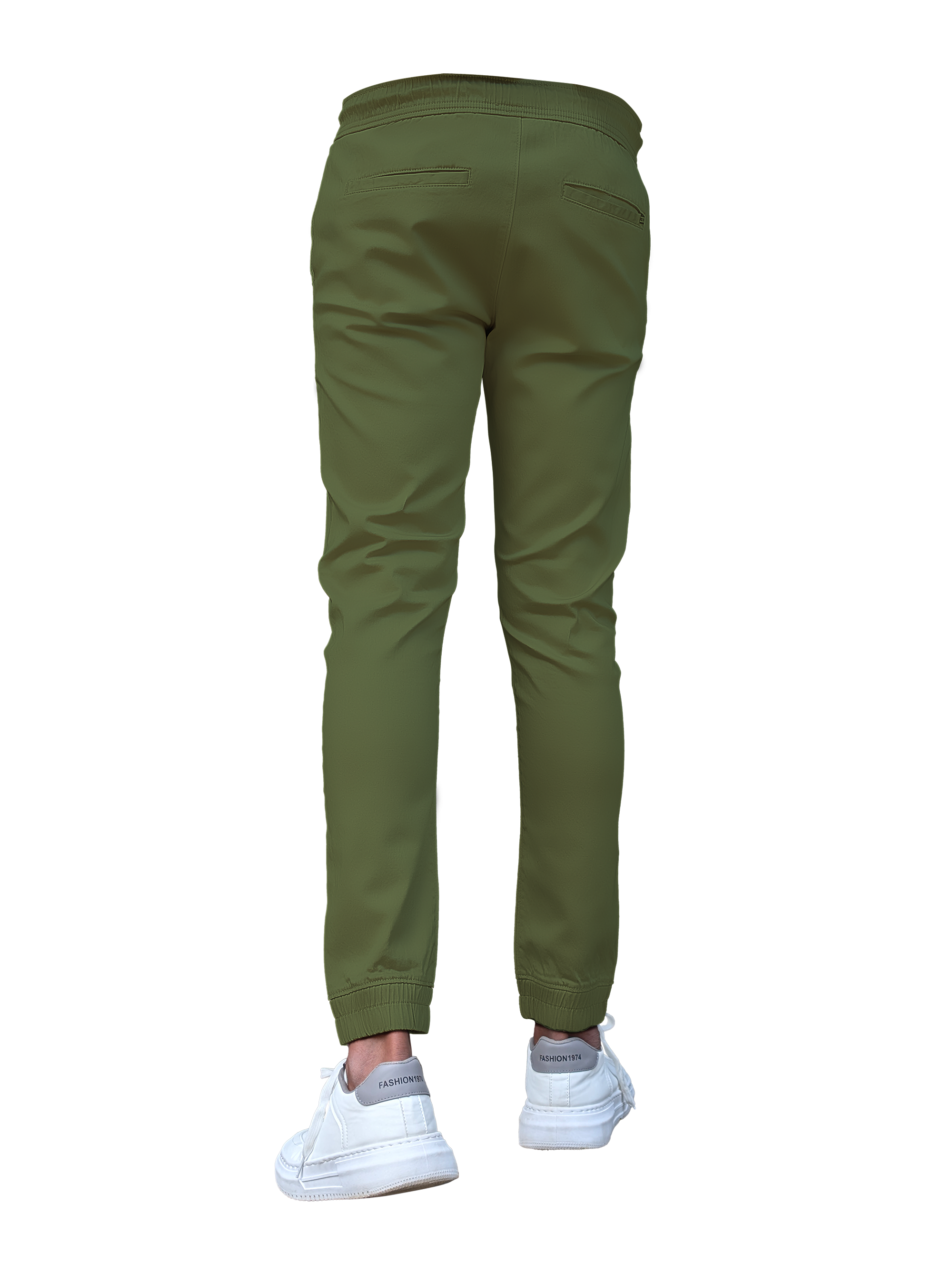 EDGE 4 Ways Stretch Olive Green Men’s Jogger Pants - LH 016