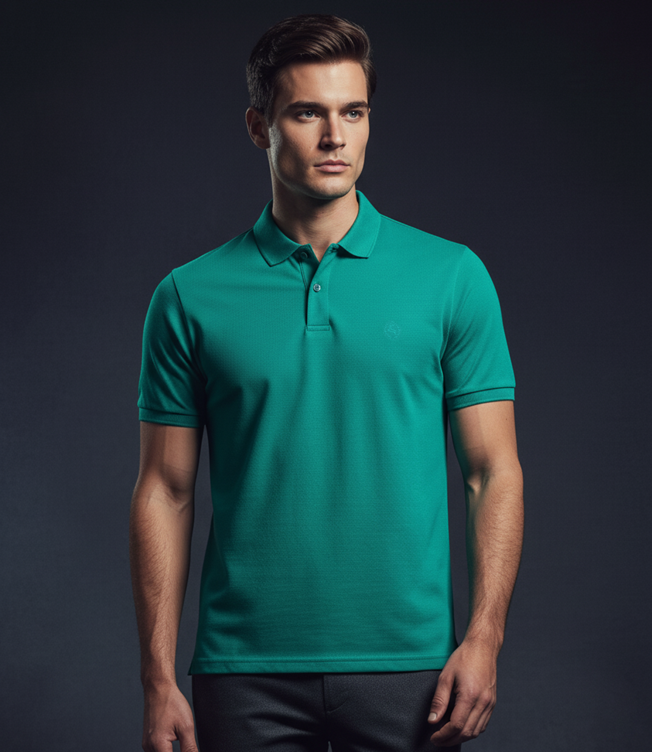 Edge Men's Solid Polo Shirt - 2020