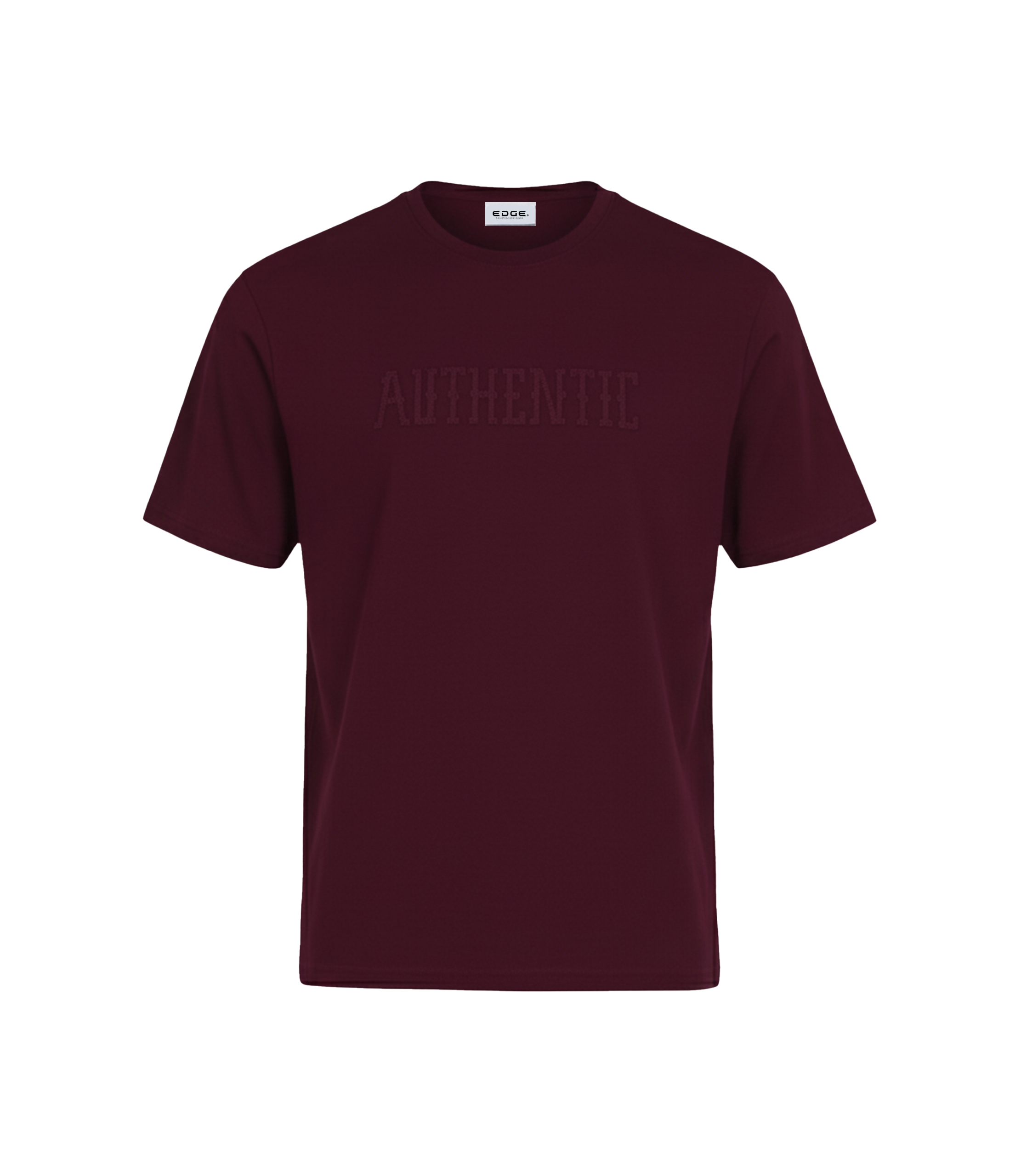 EDGE Crew Neck Men’s “Authentic” Embossed Oversize T-Shirt - 53197