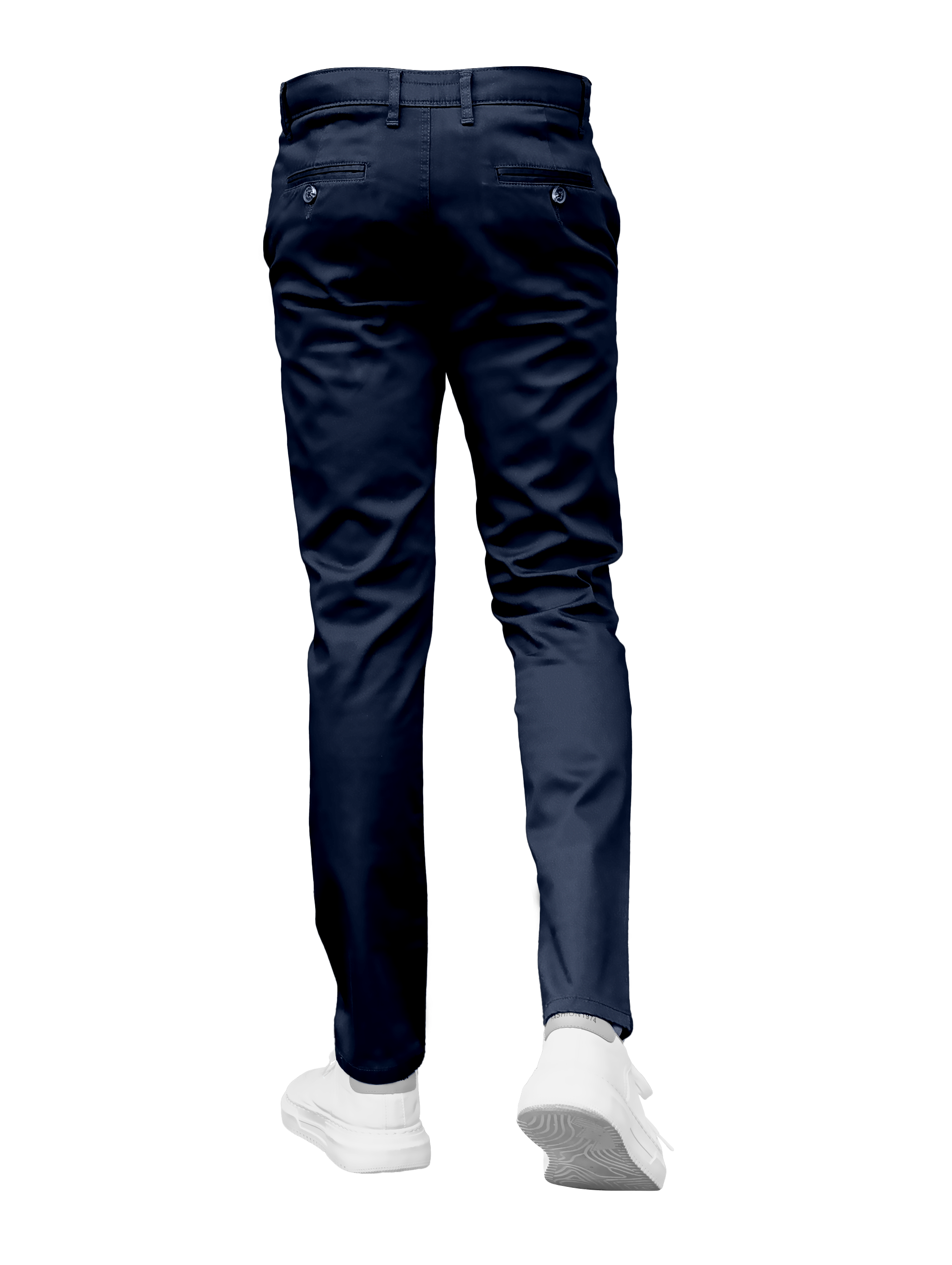 EDGE SLIMFIT 4 Way Stretch Dark Blue Pants - LH-024