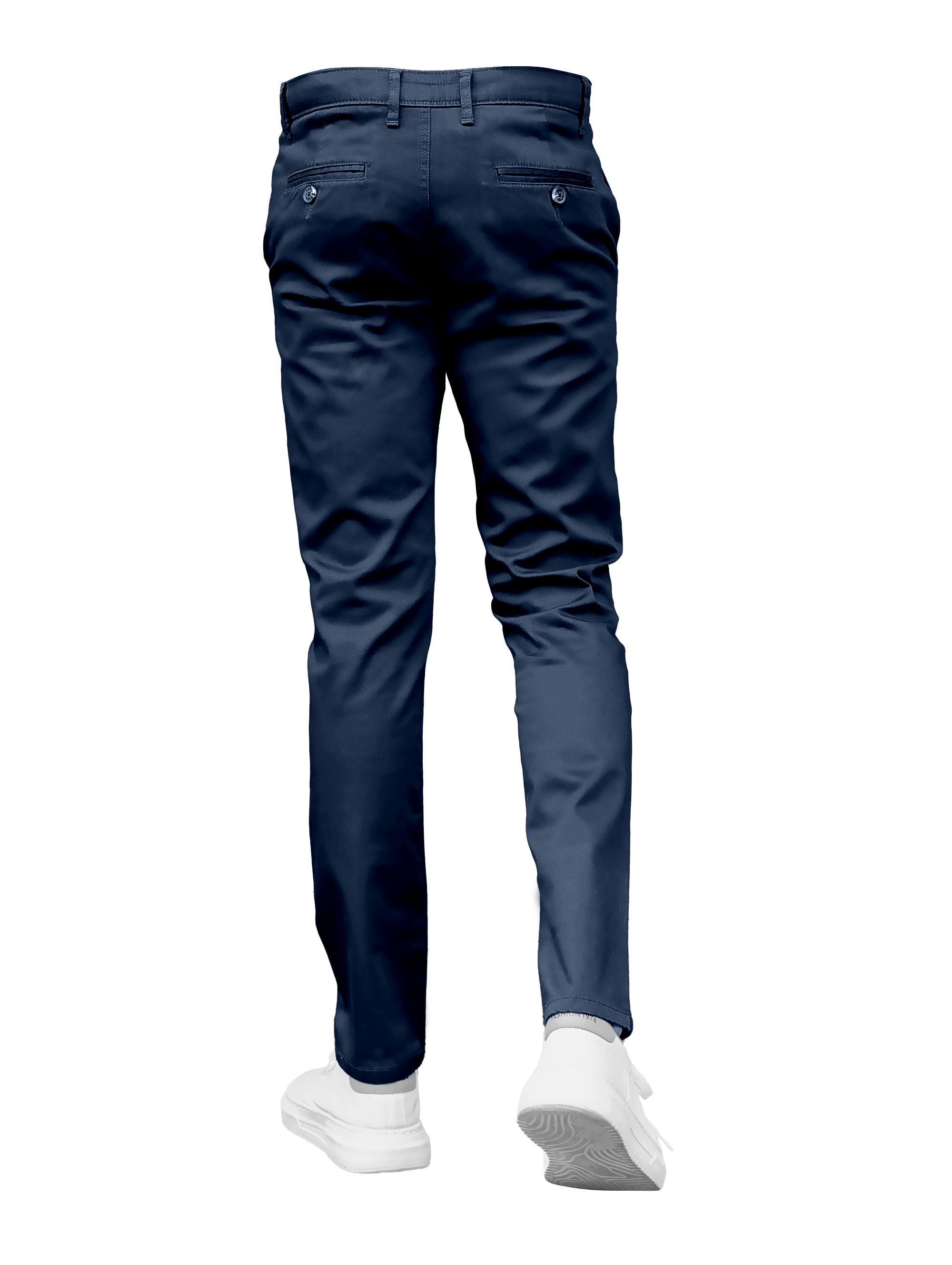 EDGE SLIMFIT 4 Way Stretch Aegean Blue Pants - LH-004