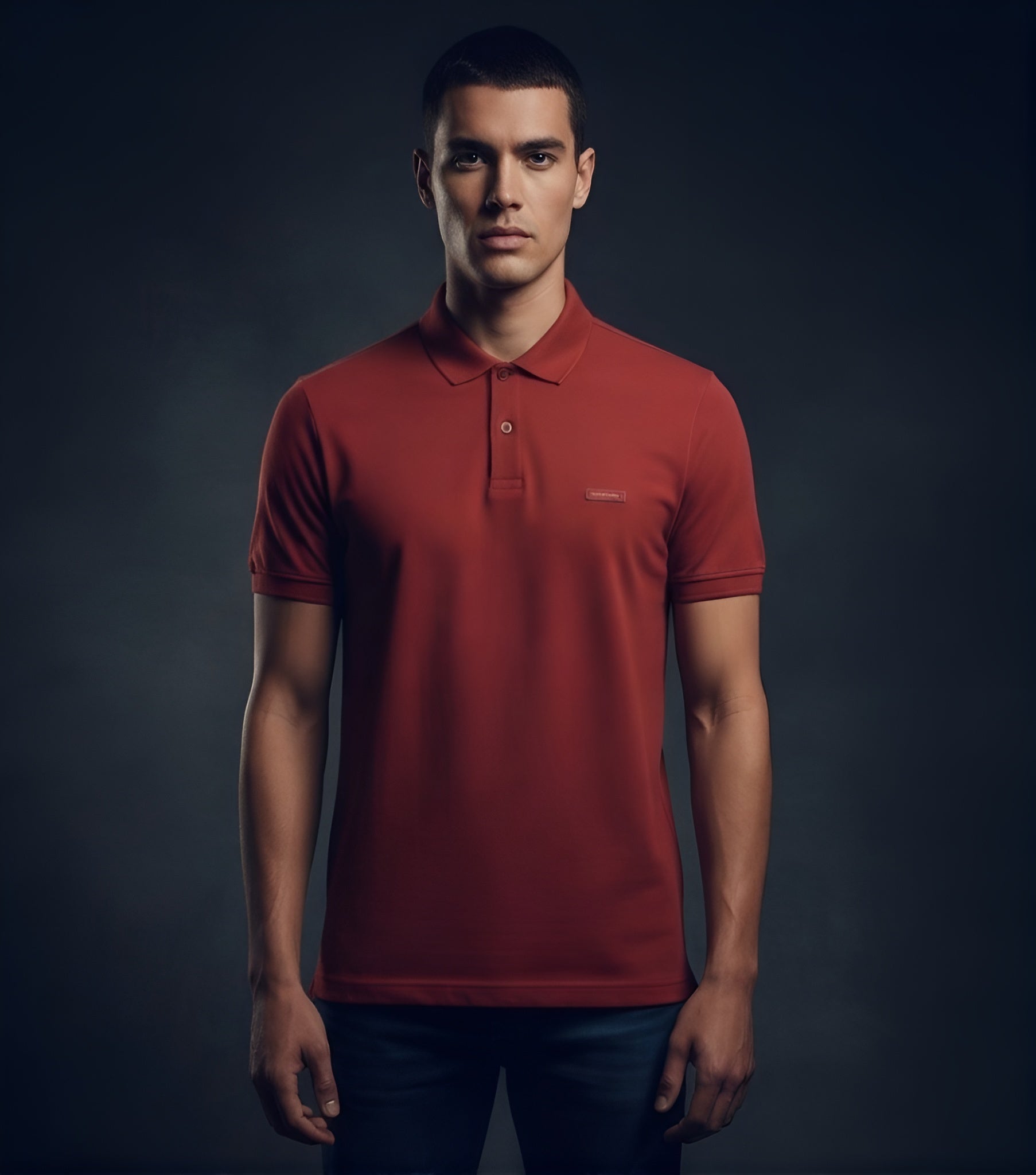 EDGE Solid Color Men’s Polo Shirt - 52780