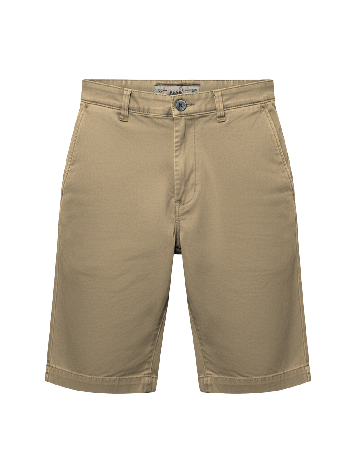 EDGE Men's 4-Way Stretch Khaki Shorts - 8013-101039