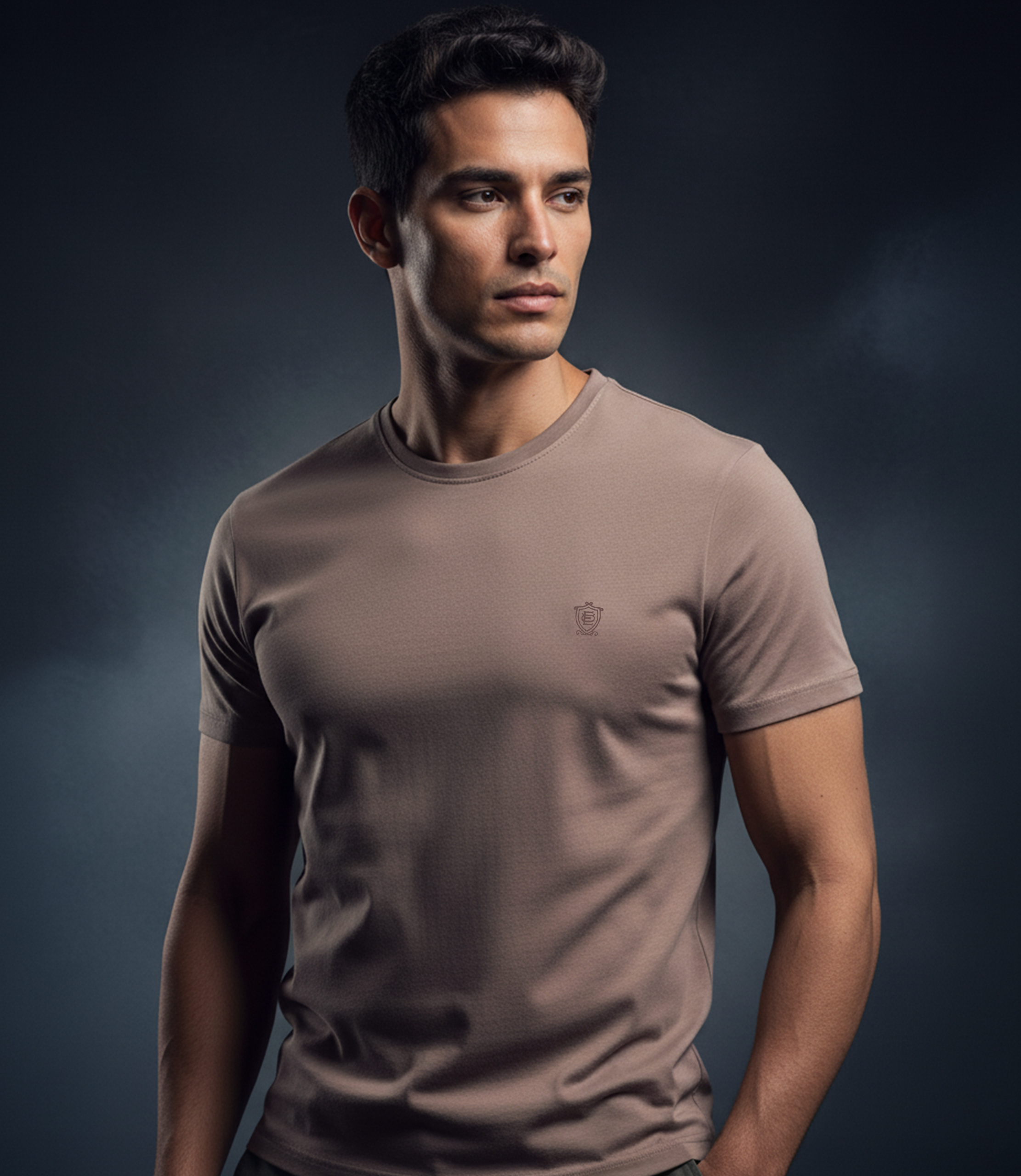 EDGE Crew Neck Men’s Solid Color T- shirt - 52421