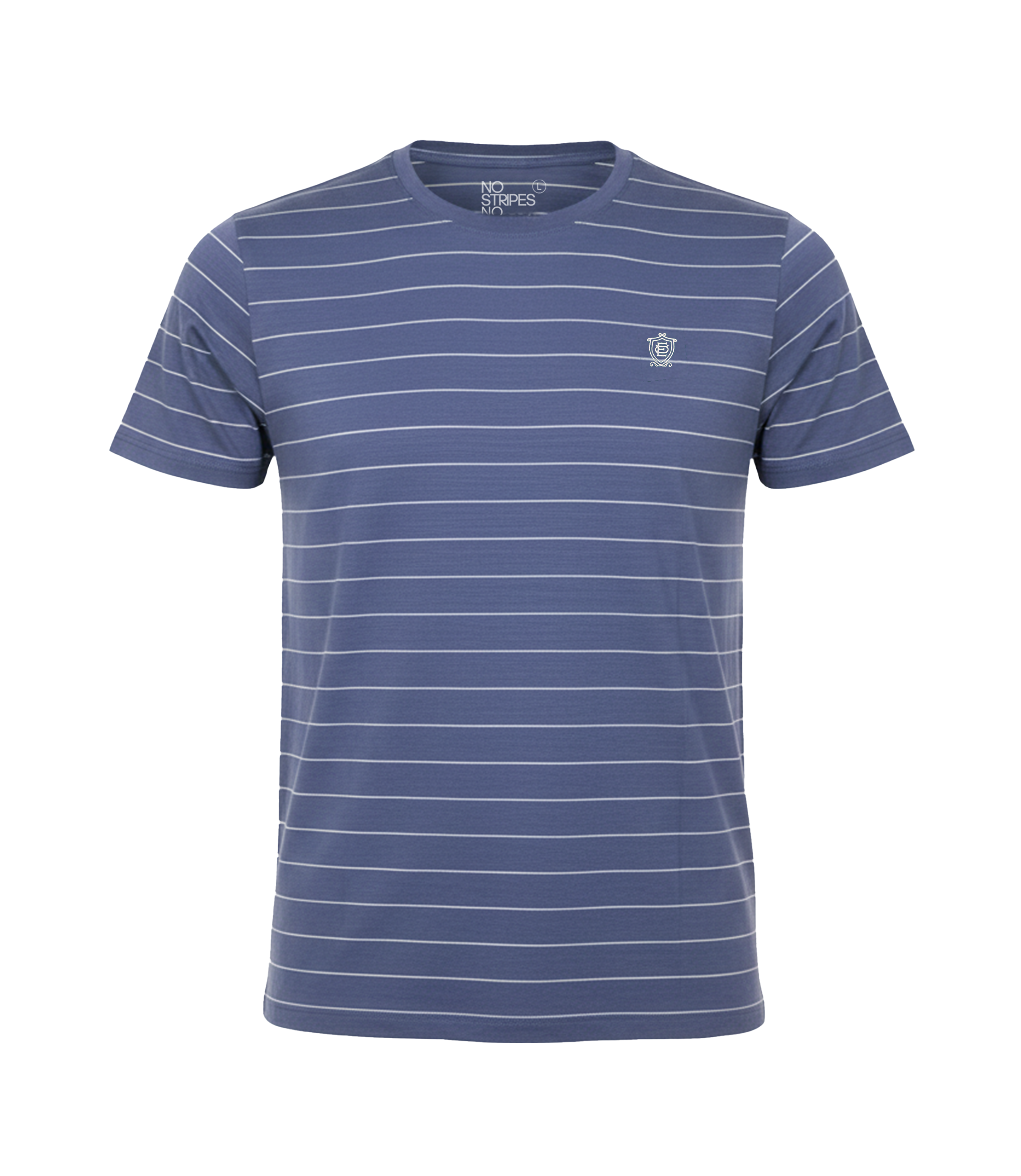 EDGE Crew Neck Men’s Stripe T-Shirt - 52936