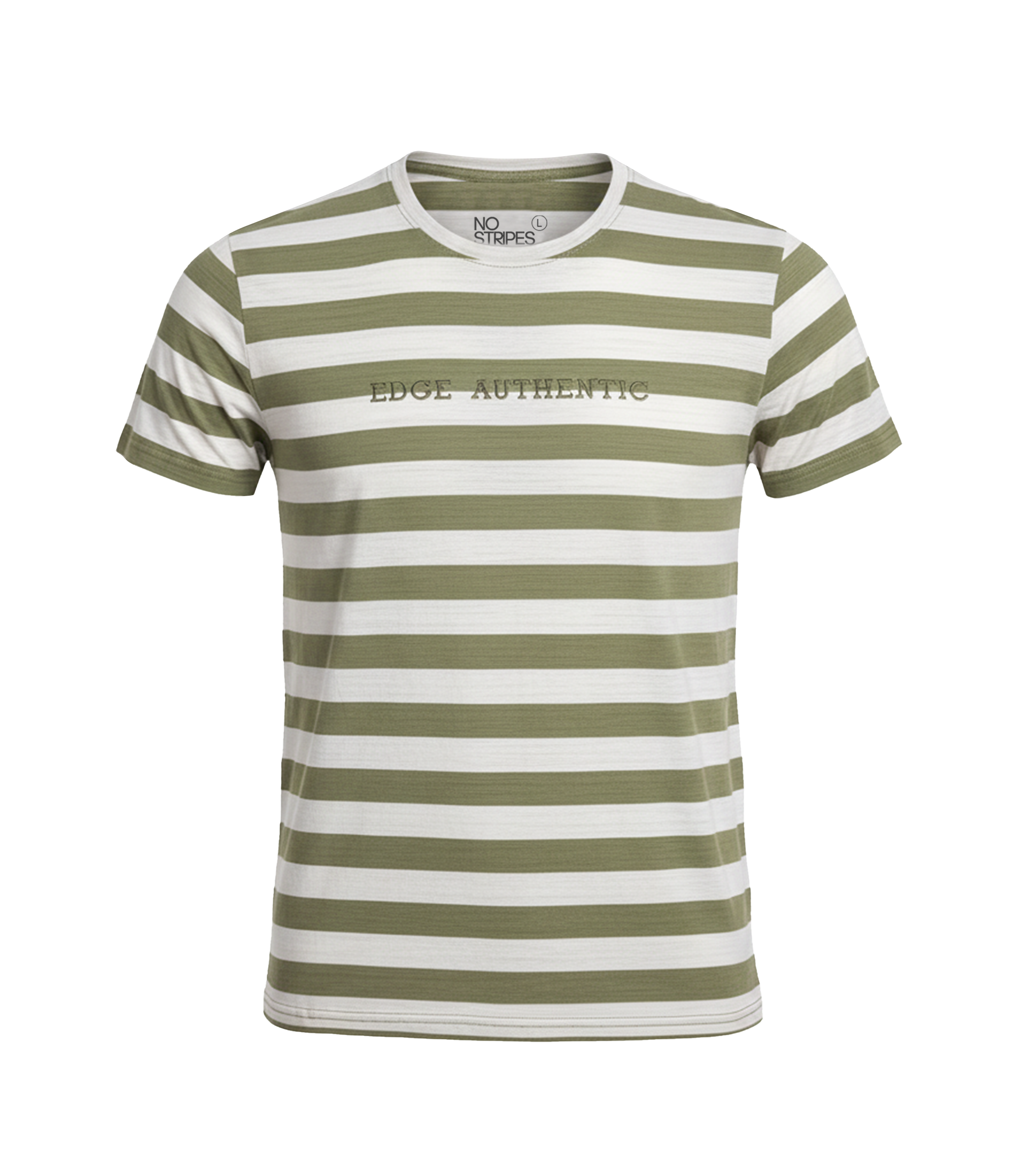 EDGE Crew Neck Men’s Stripe T- Shirt - 52930