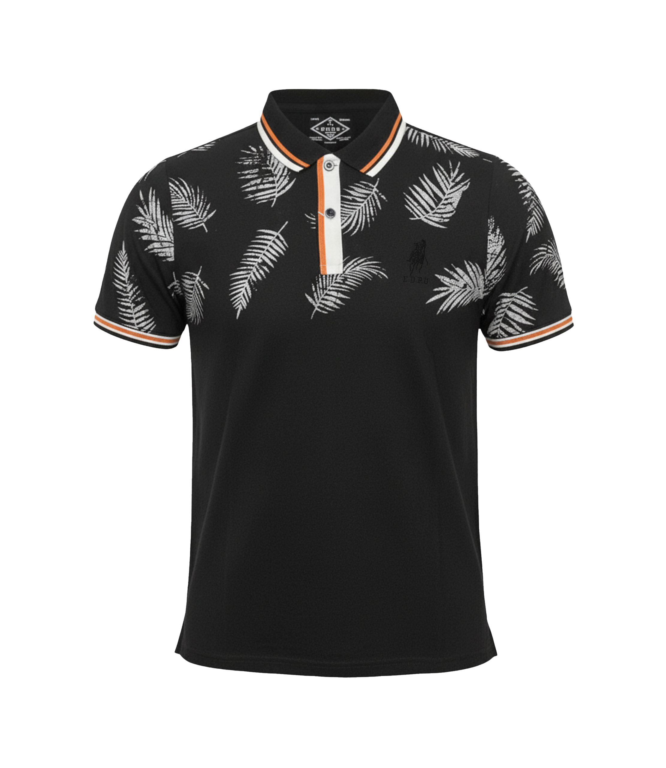 EDGE Double Tipping Collar Men’s AOP Polo Shirt - 52692