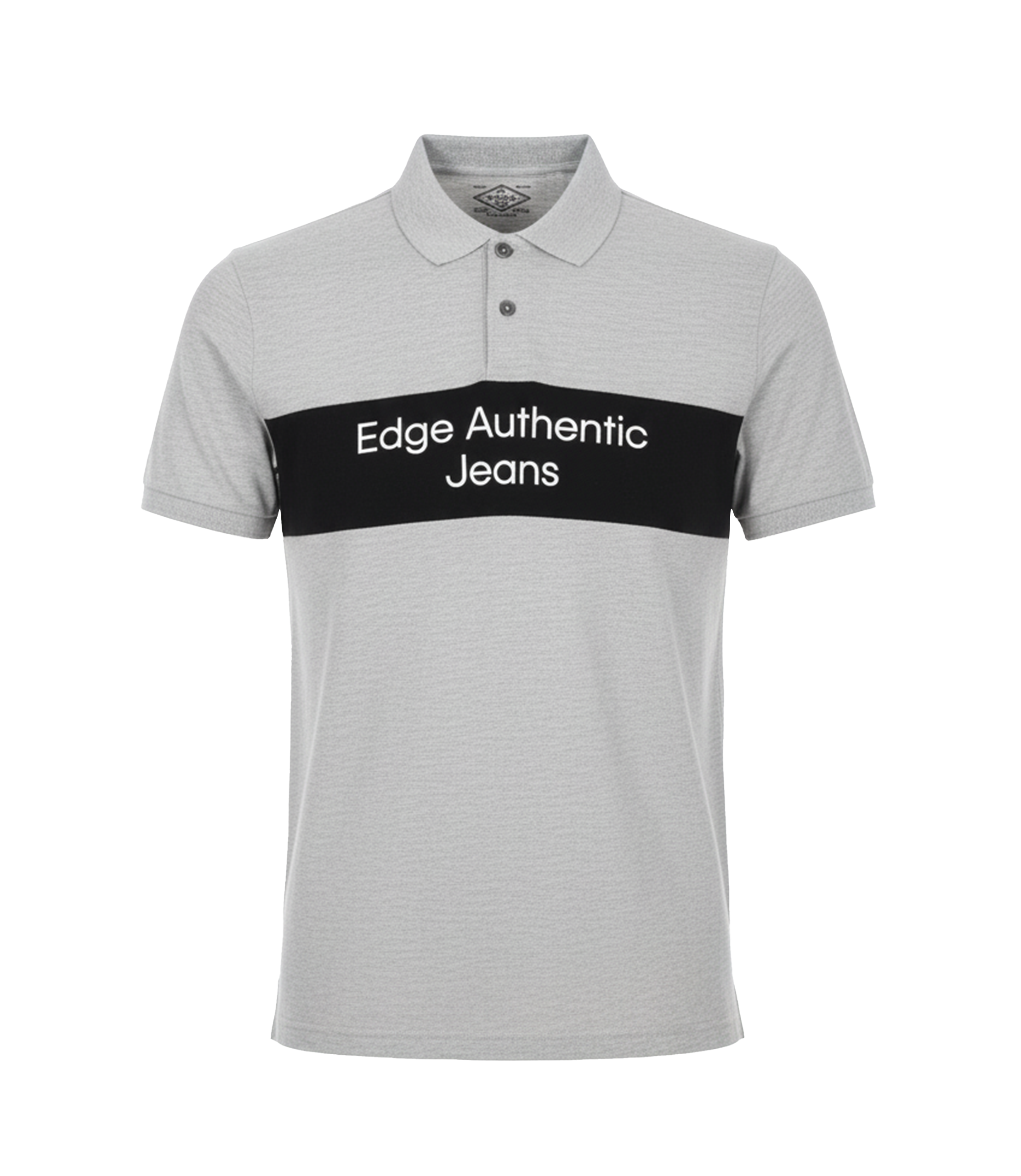 EDGE Printed Men’s Solid Color Polo Shirt - 52772