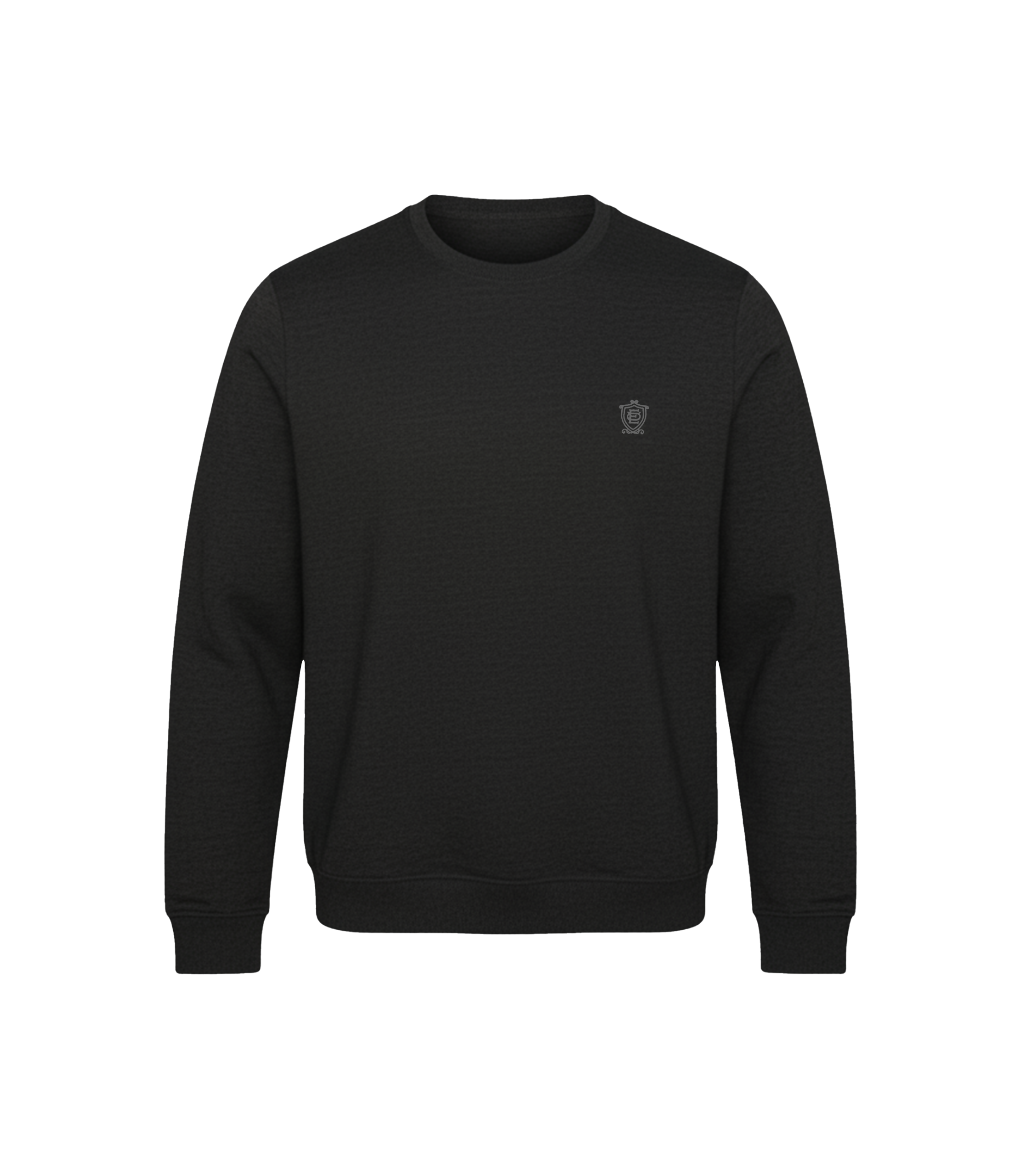 EDGE Crew Neck Solid Color Men’s Sweat T-Shirt - 52862