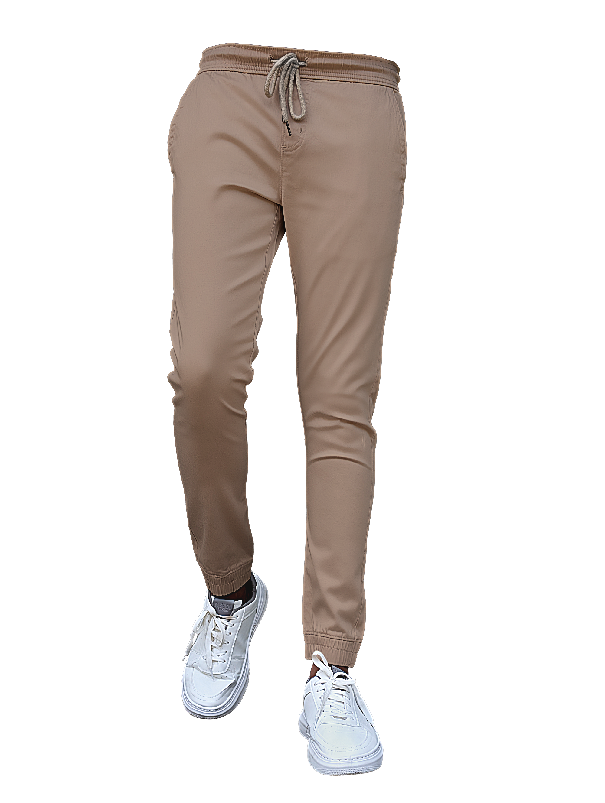 EDGE 4 Ways Stretch Pebble Brown Men’s Jogger Pants - SIL 38