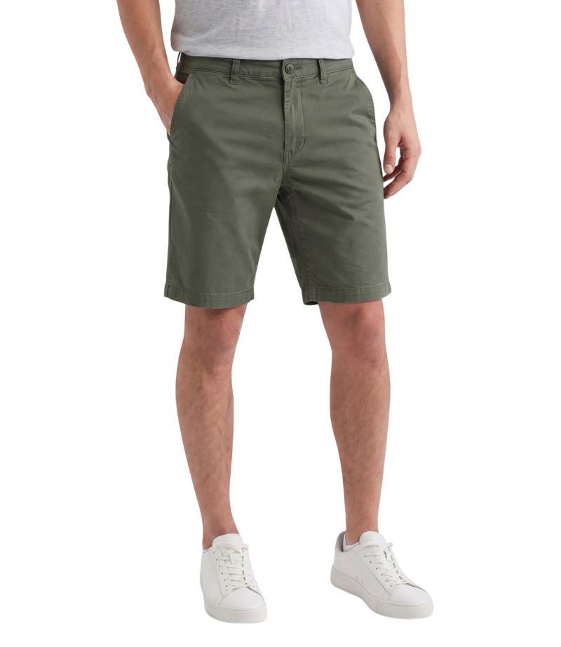 EDGE Men's 4-Way Stretch Sage Green Shorts - 8010-SIL-22-010