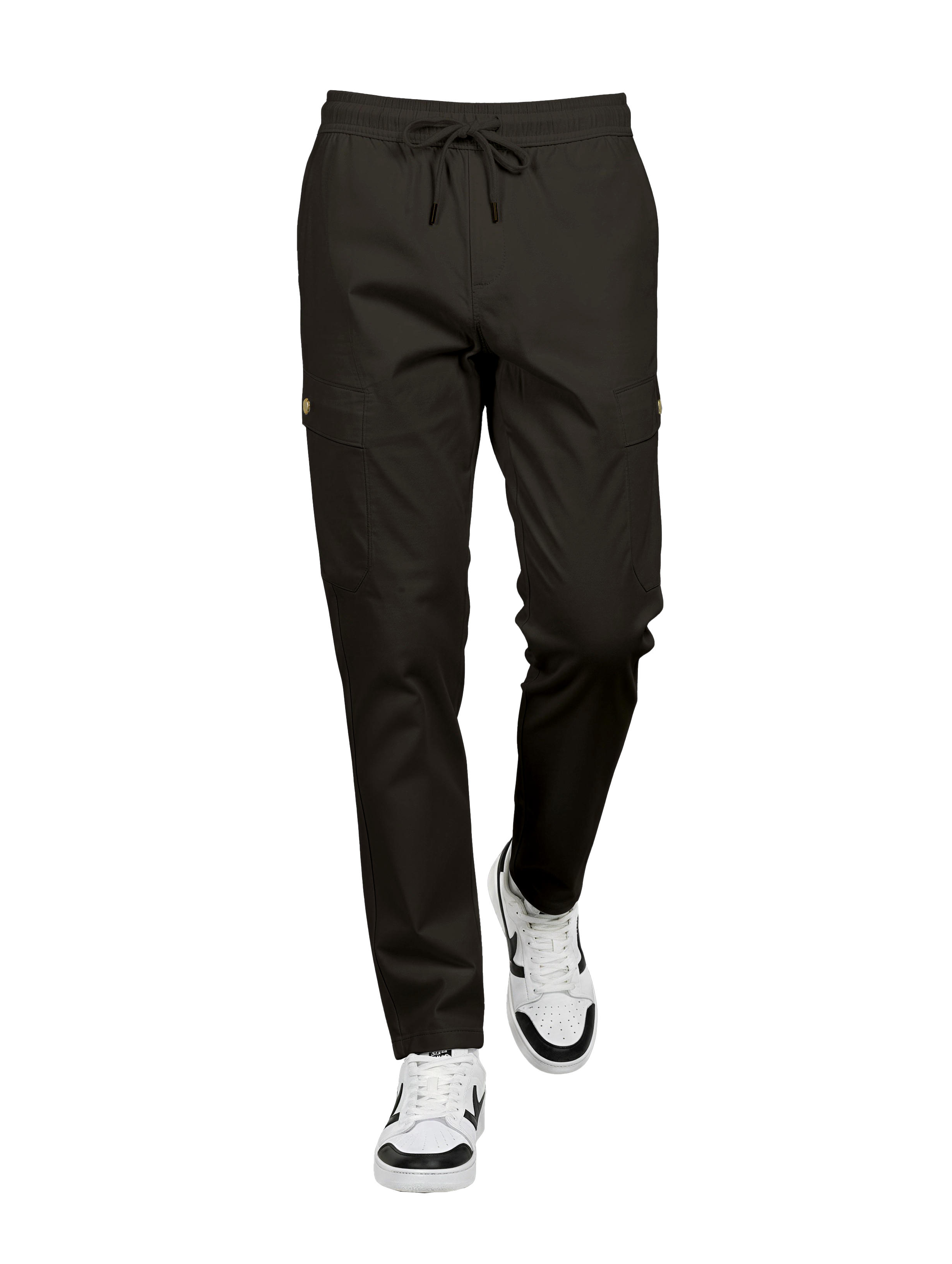 EDGE Men’s Premium Chinese Black Cargo Pants - 001A