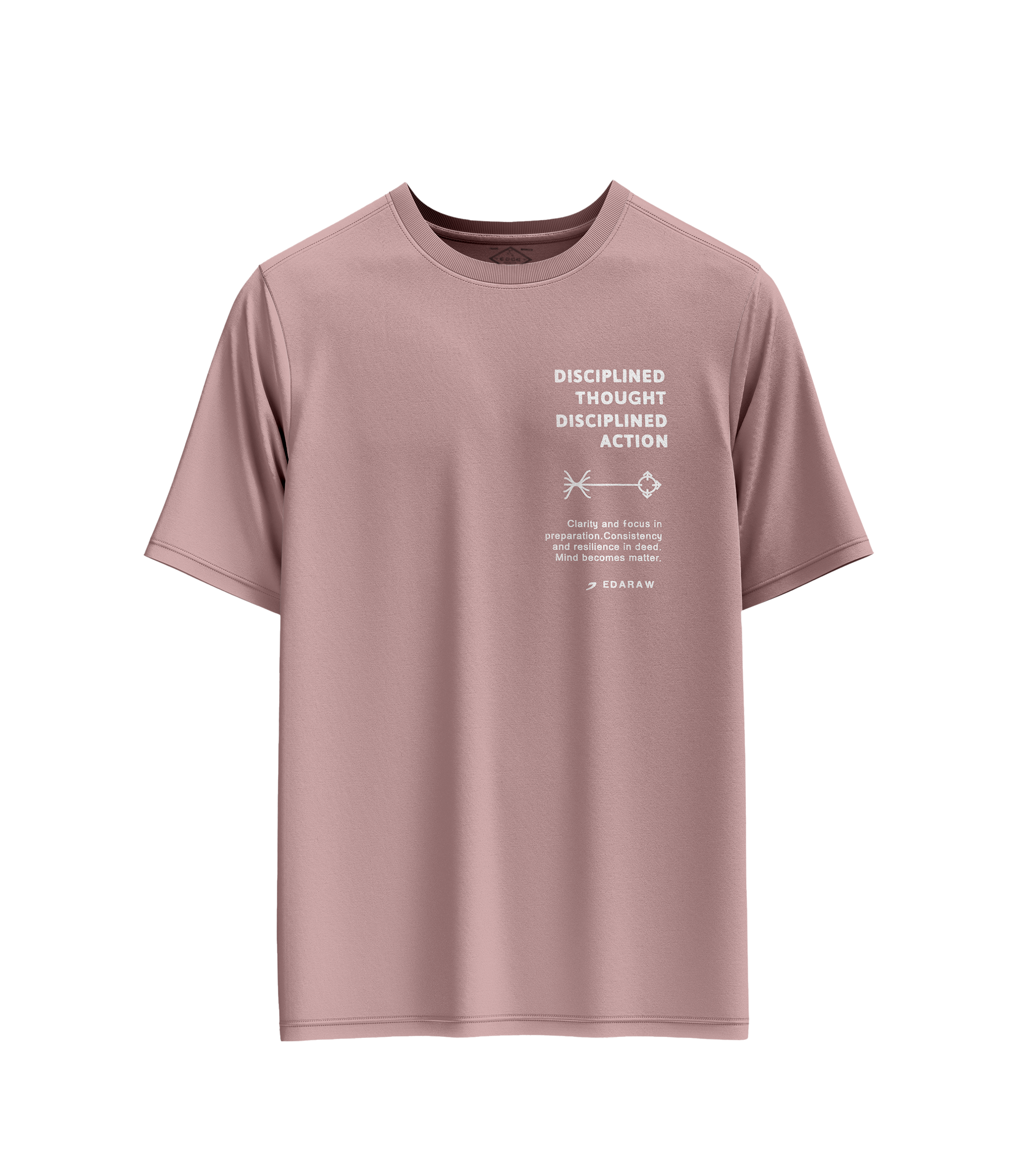 EDGE Crew Neck Men’s Printed Oversize T-Shirt - 53222